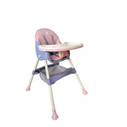 Стульчик для кормления YLX-206, 6+ мес, розовый/фиолетовый