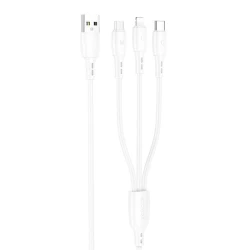 Кабель USB Borofone BX71 3in1 White
