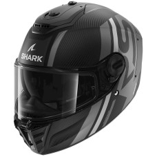 Motosikl dəbilqəsi Shark Spartan RS Carbon Shawn Mat HE8156EDSAXXL, ölçü XXL, qara/boz