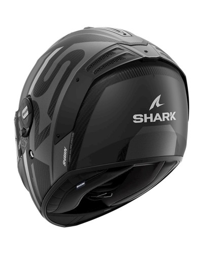 Motosikl dəbilqəsi Shark Spartan RS Carbon Shawn Mat HE8156EDSAXXL, ölçü XXL, qara/boz
