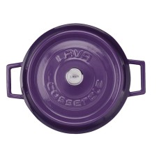 Böyük tava Lava Multi-Purpose, çuqun, bənövşəyi, 24 sm