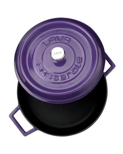 Böyük tava Lava Multi-Purpose, çuqun, bənövşəyi, 24 sm