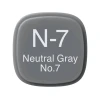 Маркер Copic Classic, N-7, Neutral Gray, No.7, двусторонний, серый Маркер Copic Classic, N-7, Neutral Gray, No.7, двусторонний, серый