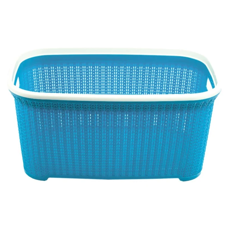 Корзина для хранения Stars Plast, 3500 мл, пластик, голубой Корзина для хранения Stars Plast, 3500 мл, пластик, голубой