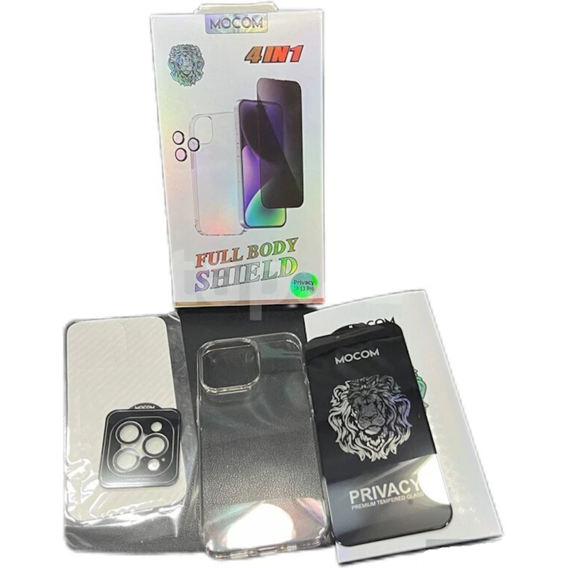 Qoruyucu şüşə + keys Apple iPhone 13 Pro üçün Mocom 4in1
