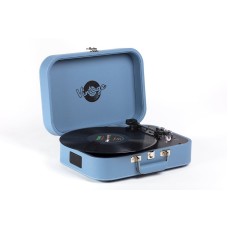 Vinil plastin pleyeri Vintage Blue Deluxe