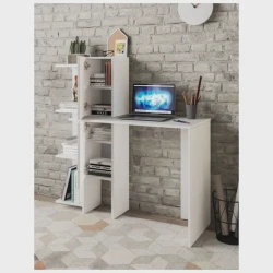 Письменный стол Ev Plus ev_13111217, ЛДСП, белый, 1200x1130x450 мм