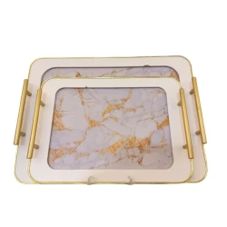 Sini dəsti MagiDeal SE177, ağ/qızılı Sini dəsti MagiDeal SE177, ağ/qızılı