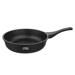 Сковорода Winning Star ST-5201-28, 28x6 см, алюминий, черная Сковорода Winning Star ST-5201-28, 28x6 см, алюминий, черная