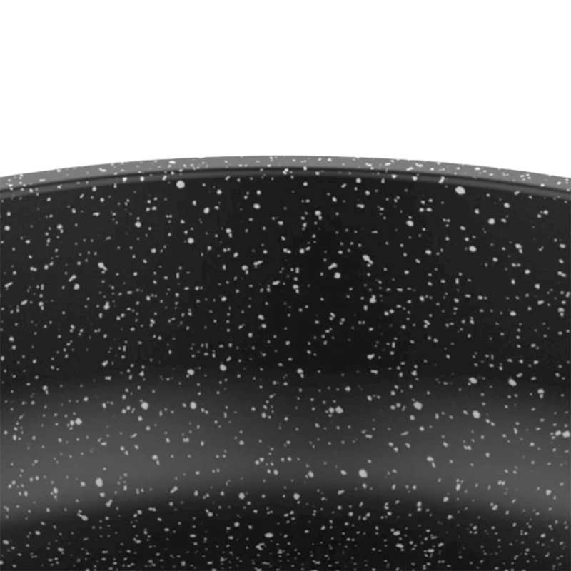 Сковорода Winning Star ST-5201-28, 28x6 см, алюминий, черная