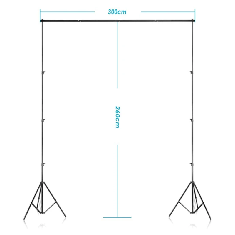 Фон с системой задней опоры Neewer 2.6х3, фон 1.8x2.8, опора 2.6x3 Фон с системой задней опоры Neewer 2.6х3, фон 1.8x2.8, опора 2.6x3