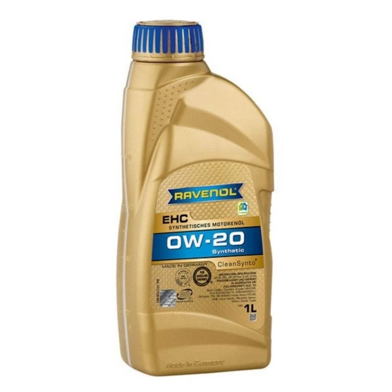 Моторное масло Ravenol EHC 0W-20, 1 л Моторное масло Ravenol EHC 0W-20, 1 л