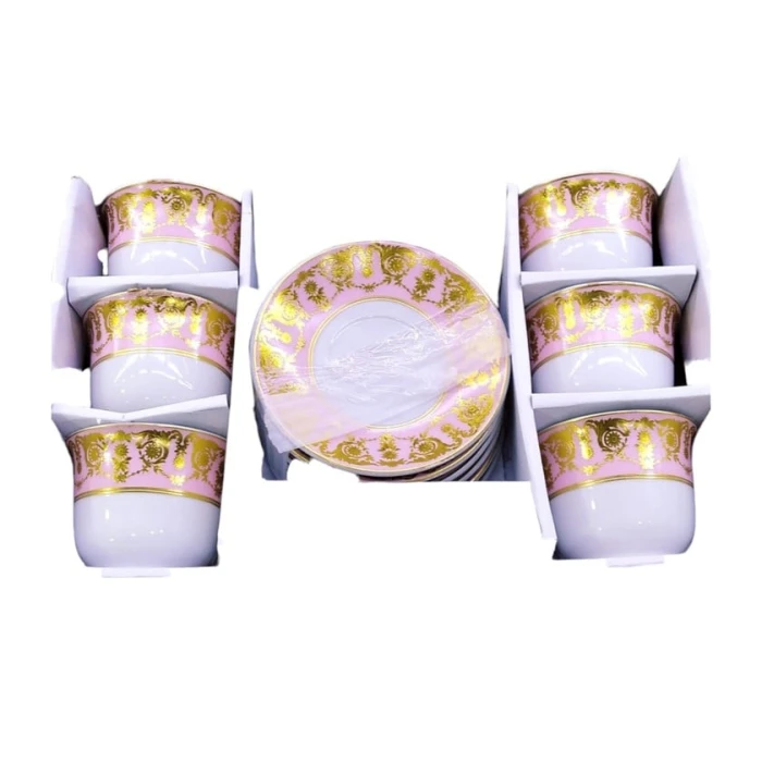 Набор чайный Green PC-0093, золотистый/белый, на 6 персон Набор чайный Green PC-0093, золотистый/белый, на 6 персон