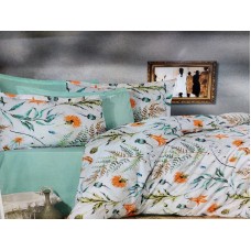 Yataq dəsti MiraNova SF-409, ikinəfərlik, pambıq, rəngbərəng, mələfə 240x260 sm, yorğan üzü 200x220 sm, yastıq üzü 50x70 sm (2 əd)
