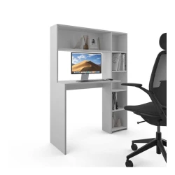 Kompüter masası Art_Komp_Masası 59, ağ, 142x114x40 sm