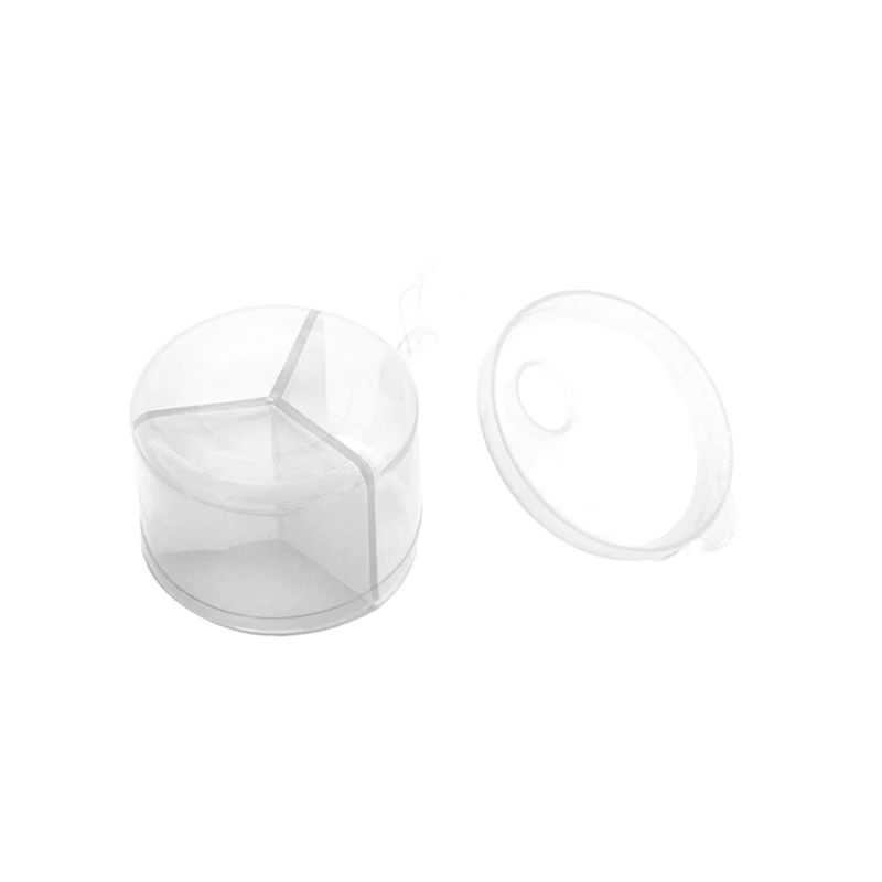 Smes saxlama qabı Babyjem, 3 bölməli, şəffaf