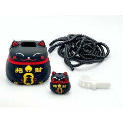 Şarj cihazı üçün çexol Qara pişik, silikon, qara