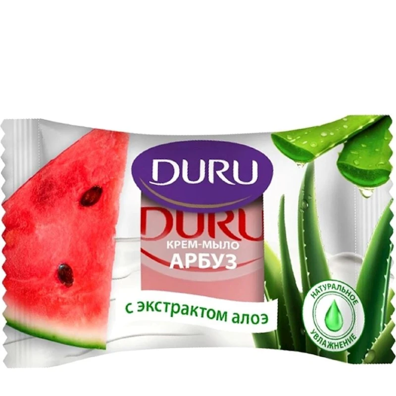 Туалетное крем-мыло Duru Арбуз и экстракт Алоэ 80 г Туалетное крем-мыло Duru Арбуз и экстракт Алоэ 80 г