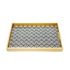 Поднос Hom-me, 45x31x4 см, дерево, золотистый