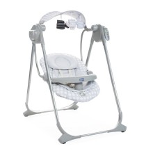 Yelləncək Chicco Polly Swing Up boz