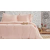 Комплект постельного белья Yataş Plain, пододеяльник 160х220 см, простыня 100x200 см, наволочка 50х70 см, односпальный, хлопок, розовый Комплект постельного белья Yataş Plain, пододеяльник 160х220 см, простыня 100x200 см, наволочка 50х70 см, односпальный, хлопок, розовый