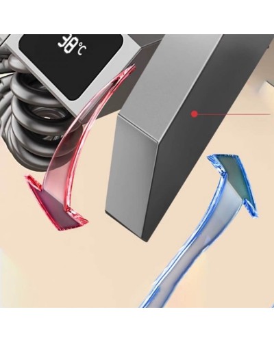 Duş üçün dəst XBoss Smart Digital Thermostatic Black