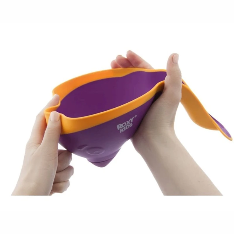 Ковшик для купания ребенка Roxy Kids RBS-004-V, термоэластопласт/полипропилен, фиолетовый, 24x14x11 см, 0.65 л
