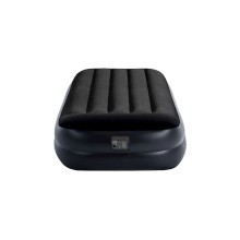 Təknəfərlik şişmə çarpayı-döşək Intex 64122 quraşdırılmış nasos ilə 220V, qara/göy, 99x191x42 sm