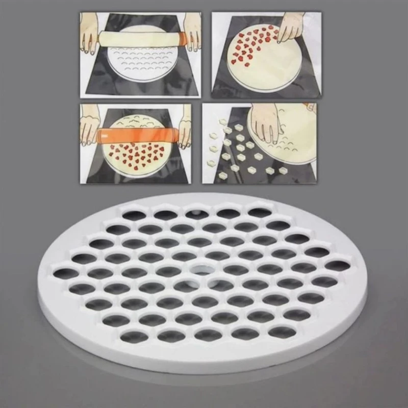 Форма для пельменей NHD-085, 26 см, пластик, белый Форма для пельменей NHD-085, 26 см, пластик, белый