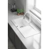 Кухонная мойка Deante Sabor ZCB6113, керамика, белый, 51x101 см