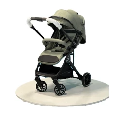 Детская коляска Kidilo K919, черный/серый/голубой