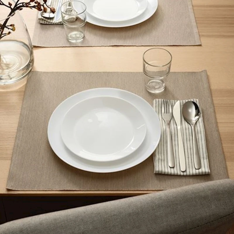 Тарелка десертная IKEA Oftast, 19 см, закаленное стекло, белая (603.189.39) Тарелка десертная IKEA Oftast, 19 см, закаленное стекло, белая (603.189.39)