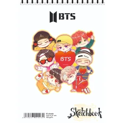 Блокнот Sketchbook BTS14 BTS A5, 30 листов, белый Блокнот Sketchbook BTS14 BTS A5, 30 листов, белый