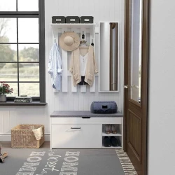 Вешалка с полками Ev_12115660, 165x100x34 см Вешалка с полками Ev_12115660, 165x100x34 см