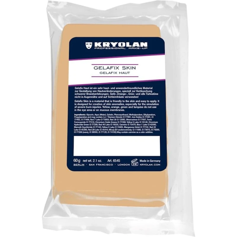 Желатин для ожогов Kryolan 06545 Light Skin Tone, 60 г