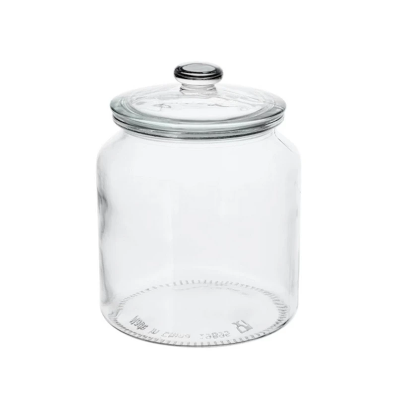 Банка с крышкой IKEA Vardagen, 1900 мл, стекло, с крышкой, прозрачный Банка с крышкой IKEA Vardagen, 1900 мл, стекло, с крышкой, прозрачный