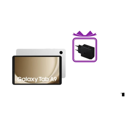 Планшет Galaxy Tab A9 4GB/64GB Wi-Fi Silver + адаптер 45W В подарок Планшет Galaxy Tab A9 4GB/64GB Wi-Fi Silver + адаптер 45W В подарок