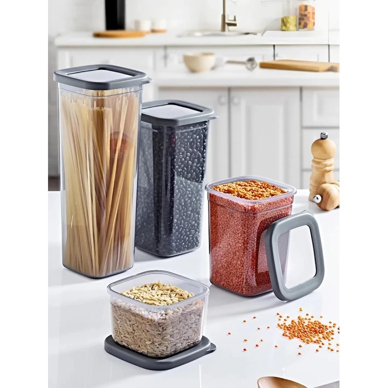 Контейнер для хранения продуктов Hobby Life Tower 20924, 0.5 л, 10.8x10.8x7.3 см, пластик, черный