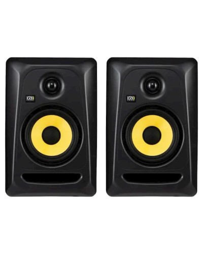 Studiya monitorları KRK Classic 5 qara/sarı