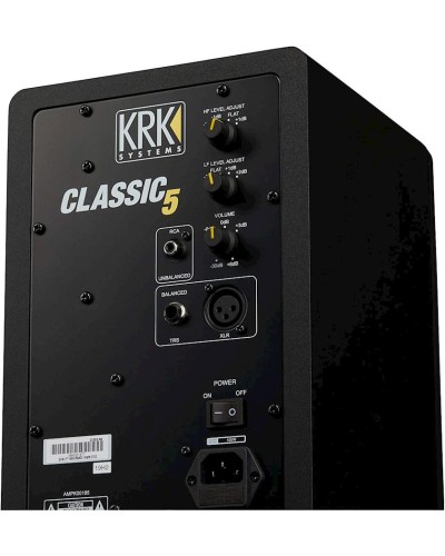 Studiya monitorları KRK Classic 5 qara/sarı