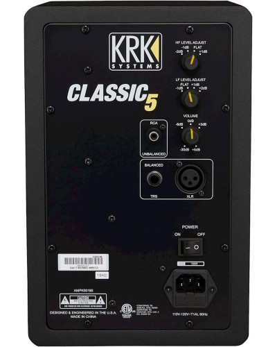 Studiya monitorları KRK Classic 5 qara/sarı