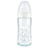 Бутылочка для кормления Nuk First Choice+, 240 мл, 0-6 мес, M размер, стекло/силикон, товар в ассортименте Бутылочка для кормления Nuk First Choice+, 240 мл, 0-6 мес, M размер, стекло/силикон, товар в ассортименте