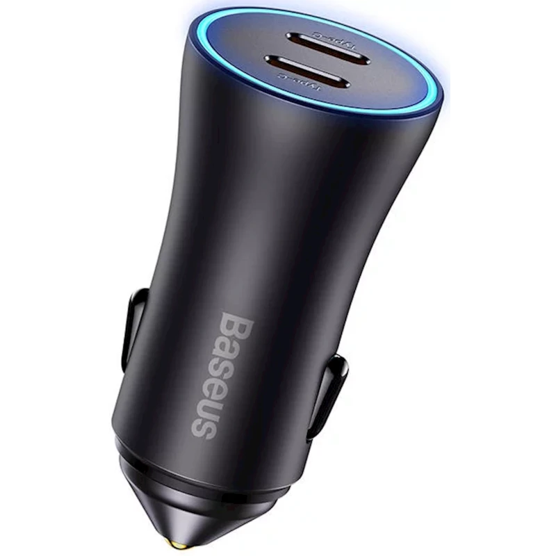 Автомобильное зарядное устройство Baseus Golden Contactor Pro CGJP000013 Dark Gray Автомобильное зарядное устройство Baseus Golden Contactor Pro CGJP000013 Dark Gray