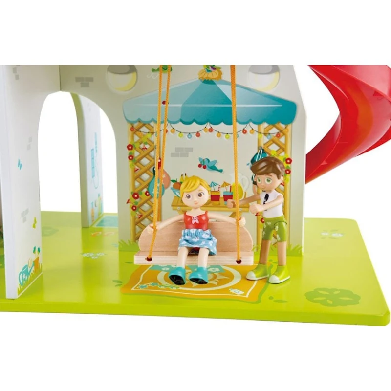 Дом для кукол Hape Rock & Slide House Musical Doll House, 3+ лет, 31 предмет