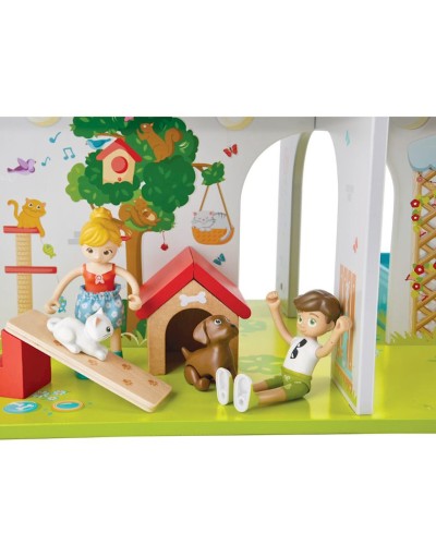 Kukla evi Hape Rock & Slide House Musical Doll House, 3+ yaş, 31 parça
