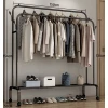 Передвижная вешалка AGA678YOL, металл, черная, 150x52x135/154 см Передвижная вешалка AGA678YOL, металл, черная, 150x52x135/154 см