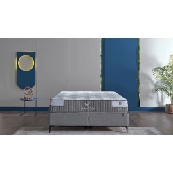 Döşək Bellona Hybrid Sleep, 160x200 sm, ağ/boz