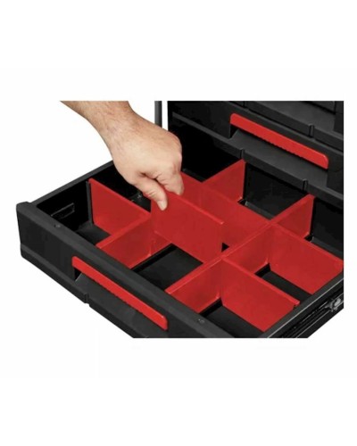 Orqanayzerlə qutu Milwaukee Suitcase With 3 Drawer