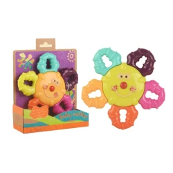 Погремушка Konig Kids, 3+ месяцев, пластик, разноцветная