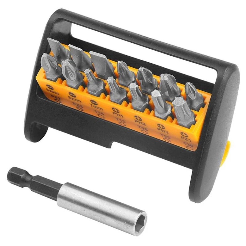 Набор бит с держателем Tolsen 20365, 15 шт